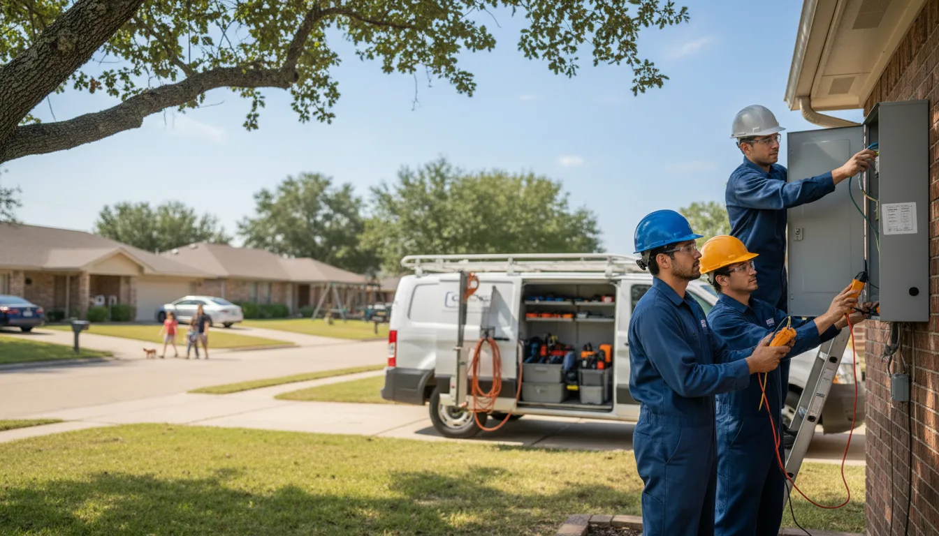 Certified electrician providing emergency electrical services in Emerson, GA